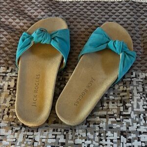 Jack Rogers slides; never worn!